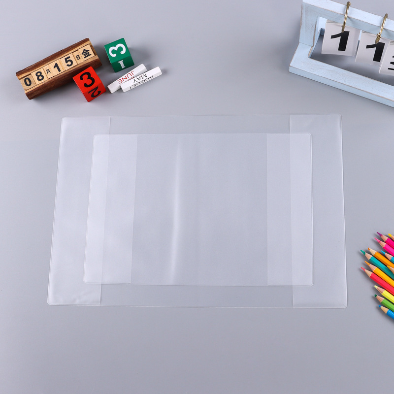 Custom Clear PVC Notebook Cover Cloth
