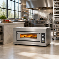 Four à sole commercial RTK électrique et à gaz pour boulangerie, idéal pour le pain, les gâteaux, la pizza et la pâtisserie en boulangerie