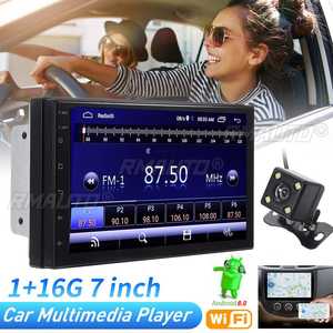 Radio Estéreo para Auto IMars de 7 Pulgadas y 2 Din para Android 8.0, Reproductor MP5 con Pantalla 2.5D, GPS, WIFI, Bluetooth, FM, Cámara Trasera, 4G, STOCK UE - Product Image 1