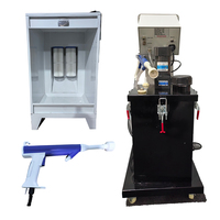 Machine de revêtement en poudre électrostatique efficace avec filtration secondaire et cabine de pulvérisation