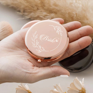 Uionen Uionen Personalized Custom Rose Gold Makeup <b>Mirror</b> with Laser-engraved Logo Wholesale - Product Image 6