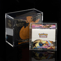 Boîte d'entraînement d'élite Pokémon Shining Fates ETB Plus dans un étui en acrylique avec un design pliable écologique, protection anti-UV