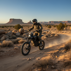 Bicicleta Eléctrica Todoterreno para Adultos con Motor <span class=keywords><strong>de</strong></span> Accionamiento Directo <span class=keywords><strong>de</strong></span> 4500W <span class=keywords><strong>de</strong></span> Potencia Máxima, Batería <span class=keywords><strong>de</strong></span> Litio <span class=keywords><strong>de</strong></span> 60V 27AH y Cuadro <span class=keywords><strong>de</strong></span> Aleación <span class=keywords><strong>de</strong></span> Aluminio - Product Image 6