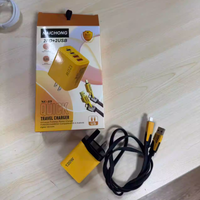 Charger USB-C PD GaN 2 Port 120W Grosir, Pengisian Cepat 3.0, Adaptor Ponsel untuk 15/14/13