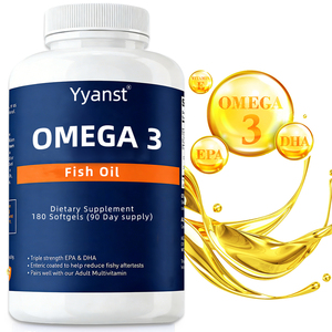 Suplemento de aceite de pescado Omega3 con triple concentración de EPA y DHA para la salud ocular y la visión, en cápsulas blandas, con soporte OEM/ODM y muestra gratuita. - Product Image 1