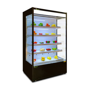 5 étagères portes en verre ouvertes stockage de légumes/fruits petites armoires à rideaux d'air <span class=keywords><strong>Mini</strong></span> refroidisseur - Product Image 2