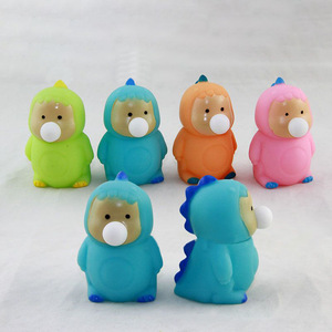 Nuevo y Exclusivo Juguete Antiestrés de Pato/Dinosaurio que Expulsa Burbujas, Pelota Antiestrés de TPE, Juguete Divertido para Niños - Product Image 6