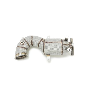 Tubo bajante de alto flujo CSZ para <span class=keywords><strong>Fiat</strong></span> Abarth 500 595 695 1,4 T, tubo de bajada con escape de rendimiento de protección térmica - Product Image 1