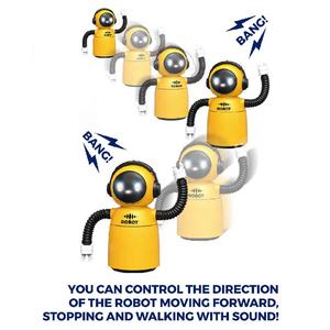 Robot interactif à commande vocale, jouet pour enfants, kit de construction de robot électrique à assembler soi-même avec lumière, musique et son - Product Image 3