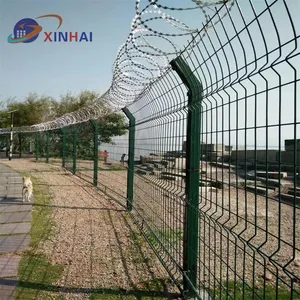 XINHAI סין Wholesales היקפי אבטחת גדר חשמלית אנרג 'ייזר גדר שדה תעופה