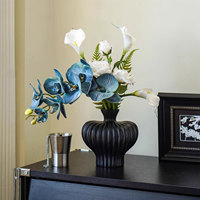 Bionische Phalaenopsis Orchideeënboeket Kunstzijde Bloemdecoratie Woonkamer Luxe Bloemstuk Handgeknoopt Bruidsboeket