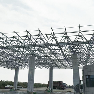 Các tòa nhà kim loại công nghiệp thép tùy chỉnh phù hợp cho các tòa nhà như trạm xăng. - Product Image 5