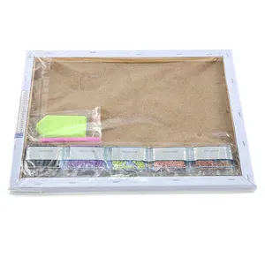True Manufacturer Wholesale Custom DIY Craft Frame 30*40CM Full Drill Landscape Diamond Painting Kits