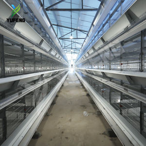 Nouvelle <span class=keywords><strong>cage</strong></span> à poules automatique de type H avec nettoyage du fumier, acier galvanisé à chaud, garantie de 2 ans - Product Image 1