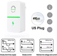 Économiseur d'Énergie Électrique Portable Mini pour Maison et Bureau, Boîtier d'Économie d'Électricité Domestique, Blanc