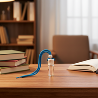 Diffuseur d'huiles essentielles suspendu de 8 ml, flacon de parfum pour voiture de haute qualité, élégant et premium, avec décoration givrée, rafraîchisseur d'air.
