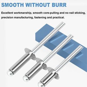 Baiguluo Blind Rivets 300Pcs Aluminum Round Head Open End For Construction Industry - Product Image 4