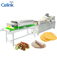 Mesin Pembuat Tortilla Otomatis Stainless Steel, Efisiensi Tinggi, Produksi Kontinu untuk Pabrik Makanan Komersial