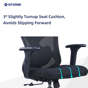 Sitzone cao trở lại văn phòng có thể điều <span class=keywords><strong>ch</strong></span>ỉnh hỗ trợ đồ nội thất văn phòng xoay lưới điều hành ghế làm việc silla de escritorio oficina - Product Image 4