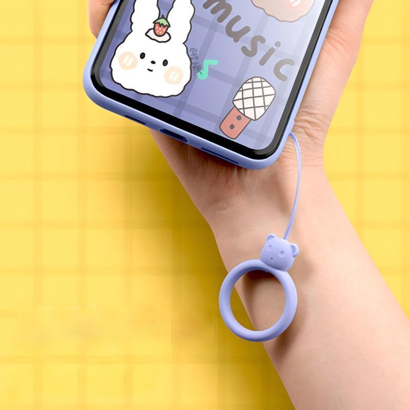 Promotional Soft Silicone Phone Holder Neck Strap Lanyard Image 4