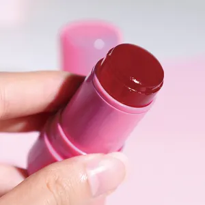 Wholesale No Logo Tint Jelly Blush Cheek & Lip Moisturizing Magic Cooling Blush Stick OEM/ODM Make up