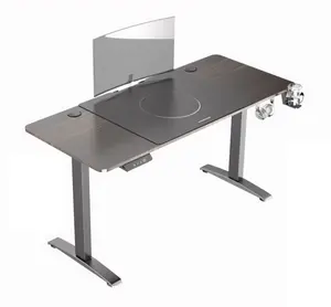 Meja berdiri meja, tinggi elektronik ergonomis kaki dasar dapat disesuaikan