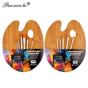 Palette de dessin pour adultes, pinceaux à aquarelle, ensemble de pinceaux professionnels en nylon pour artistes, avec palette pour la <span class=keywords><strong>peinture</strong></span> acrylique - Product Image 6