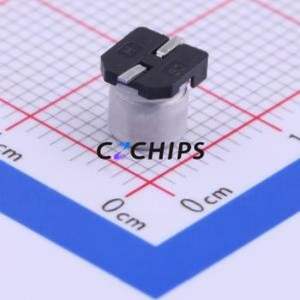 Condensador Electrolítico de Aluminio SMD VES100M1ETR-0505, D5xL5.3mm 10uF 20% 25V 5mm - Product Image 2