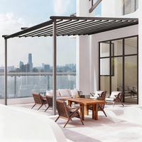 Auvent rétractable en alliage d'aluminium, pliable, imperméable, en PVC, auvent de protection contre la pluie, auvent de patio, auvent de balcon, auvent de terrasse