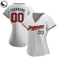 BETHERIVAL bleu blanc ligue mineure gilet personnalisé noir maille armée vert à fines rayures gros t-shirt blanc rouge Sublimation Baseball Jersey