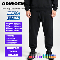 Pantalon de jogging fuselé noir pour homme avec revers, plis sur le devant, couture arrière, empiècement au genou, taille élastique, cordon de serrage et poches obliques, style streetwear