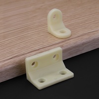 Support d'angle en plastique ABS pour meubles de maison et de bureau, support en forme de L pour armoire