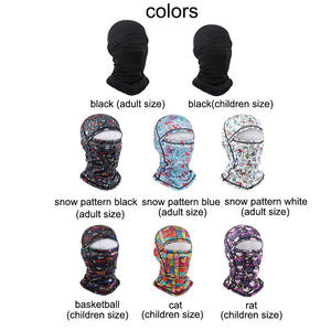 Nouveauté Masque de ski à un trou avec logo personnalisé Coupe-vent Chaud en polyester Balaclava intégral pour adulte et enfant - Product Image 2