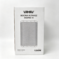 [VAMAV DIGIPRO15] Haut‑parleur large bande DSP de 15 pouces, amplifié, 600W RMS, équipement professionnel pour scène, système audio pour fêtes et bars