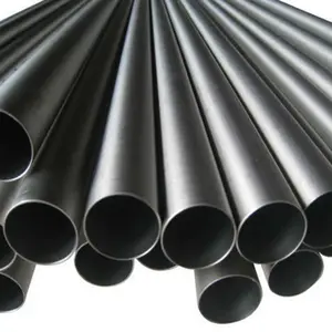 Pipa dan tabung persegi panjang pipa baja karbon mulus besi hitam manufaktur Tiongkok dengan harga rendah