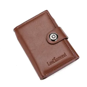 Vintage Wallet Custom Coin Pocket Button Berühmte Marken Brieftaschen