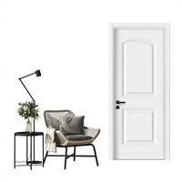 Pintu Primer Putih JHK-S03 Hollow Core MDF HDF Desain Terbaru Modern Interior Putih Kontemporer