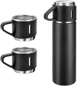 Stainless Steel Water Bottle Vacuum Coffee Thermos with Lid & Handle Double Walled Coffee <b>Cup</b> Hot & Cold for Hours - Product Image 2