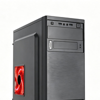 Boîtier PC Micro-ATX Mini-ITX en gros, châssis compact 350 mm, 4 emplacements PCI, support HDD/SSD, ventilation en maille, boîtier d'ordinateur de jeu 3