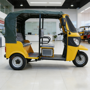 Triciclo Eléctrico de Pasajeros |   Tuk Tuk de Techo Blando para <span class=keywords><strong>Turismo</strong></span> y Transporte Comercial de Pasajeros - Product Image 2