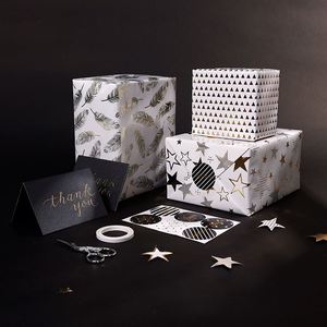 High Quality Disposable Coated Silicone Virgin 80g 43*300cm Birthday Hot Stamping Gift <b>Wrapping</b> <b>Paper</b> - Product Image 1