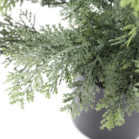Offre Spéciale : Cyprès Artificiel en Plastique de Haute Qualité, Tronc en Fer, 90 cm, Léger, Résistant aux UV, Durable, Imperméable, Ignifuge, pour Extérieur