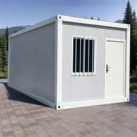 Structure modulaire préfabriquée en acier moderne de 20 pieds, type conteneur démontable, pour hôtels et appartements