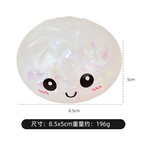 Juguete Realista de TPR con Forma de Char Siu Bun, Lindo Gadget para Aliviar el Estrés con Forma de Comida - Product Image 5