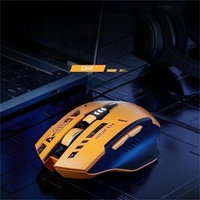 Souris ergonomique sans fil réglable DPI Silent Click Gaming Mech. pour Inphic A9 Multi-Device Universal Type C rechargeable Mouse