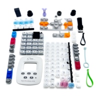 Clavier conducteur de télécommande de TV en caoutchouc de silicone à membrane personnalisée Clavier industriel pour appareils ménagers