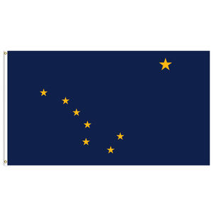 <span class=keywords><strong>Bandera</strong></span> <span class=keywords><strong>de</strong></span> <span class=keywords><strong>Alaska</strong></span>, venta al por mayor, personalizada, <span class=keywords><strong>bandera</strong></span> nacional <span class=keywords><strong>de</strong></span> todos los países, 3x5 pies, fibra <span class=keywords><strong>de</strong></span> poliéster colgante para exteriores, entrega rápida personalizada - Product Image 1