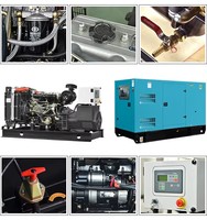 Générateur diesel ouvert 50-100 kVA 220V/380V EUII IP23 pour la construction en Asie du Sud-Est 195g/kWh Démarrage en 3-5 secondes