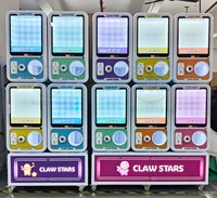WANGERBAO Mini Distributeur Automatique de Jouets Gachapon Gacha Personnalisable avec Écran d'Affichage et Motif à Carreaux