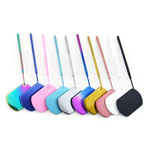 Espejo Cuadrado Multiusos de Acero Inoxidable, Espejo Portátil de Mano para Pestañas y Maquillaje para Profesionales de Belleza, Venta Internacional - Product Image 5